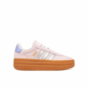 Dívčí vycházková obuv ADIDAS-VL Court Bold Jr clear pink/silver metallic/gold metallic obraz