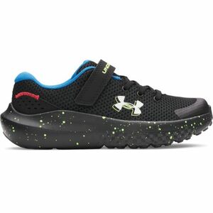 Chlapecká sportovní obuv (tréninková) UNDER ARMOUR-UA BPS Surge 4 AC K black/high vis yellow/white obraz