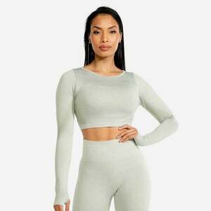 SQUATWOLF Sportovní Top Seamless Crop Top Ice obraz