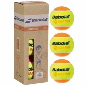 Tenisové míčky 3ks BABOLAT-ORANGE X3 obraz