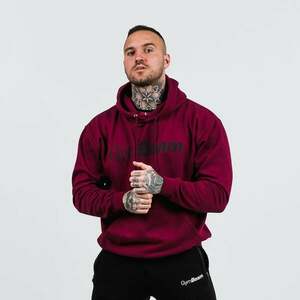 GymBeam Mikina PRO Hoodie Burgundy obraz