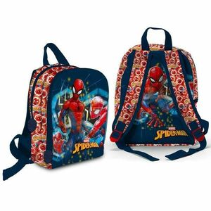 Siva batoh Spider-Man červený obraz