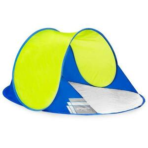 Spokey ALTUS Samorozkládací plážový paravan, 195x100x85 cm - zelený obraz