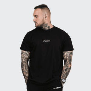 GymBeam Tričko FIT Black obraz