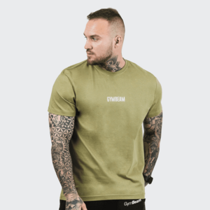 GymBeam Tričko FIT Olive obraz