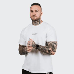GymBeam Tričko FIT White obraz