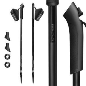 Spokey CLOUD Hole Nordic Walking, 2dílné, černé obraz