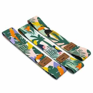 Spokey HOME JUNGLE Sada 3 posilovacích bavlněných gum + obal obraz
