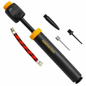 Spokey PAMPERO DUAL ACTION Pumpička obousměrná, oranžová obraz