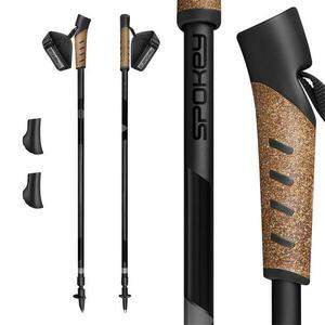 Spokey PEAK Hole Nordic Walking, 2dílné, černé obraz