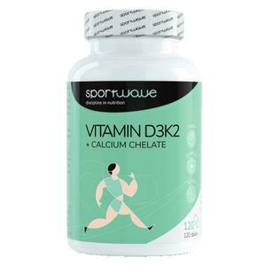 Sport Wave Vitamin D3K2 + Calcium chelate 120 kapslí obraz
