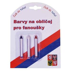 SportTeam Barvy na obličej ČR 2 tužky obraz