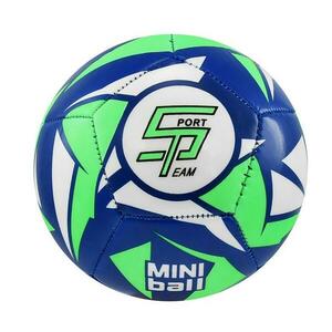 SPORTTEAM Fotbalový míč miniball S2 modro-neon.zelený obraz