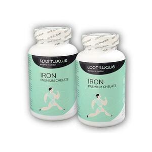 Sportwave 2x Iron premium chelate 120 kapslí obraz