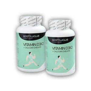 Sportwave 2x Vitamín D3K2 + Calcium chelate 120 kapslí obraz