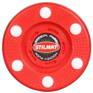 Stilmat puk na in-line hokej červená obraz