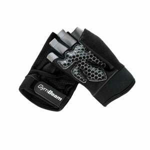 GymBeam Fitness rukavice Grip black obraz
