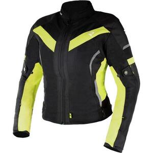 Street Racer Dámská bunda na motorku Betty II Air černo-fluo žlutá - 3XL obraz