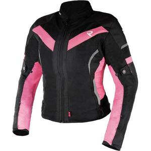 Street Racer Dámská bunda na motorku Betty II Air černo-růžová - 3XL obraz