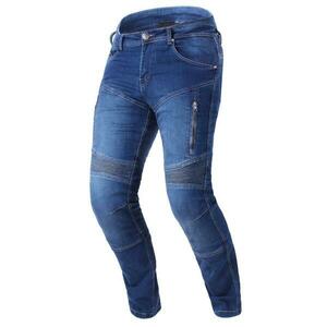 Street Racer Zkrácené jeansy na motorku Basic II CE modré - W36/L30 obraz