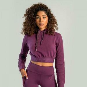 STRIX Dámská mikina Essential Cropped Hoodie Plum - S obraz