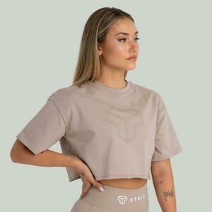 STRIX Dámské tričko CropTop Taupe - L obraz