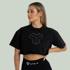 STRIX Dámské tričko CropTop Washed Black - XS obraz