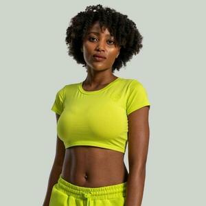 STRIX Dámské triko Essential CropTop Chartreuse - XS obraz