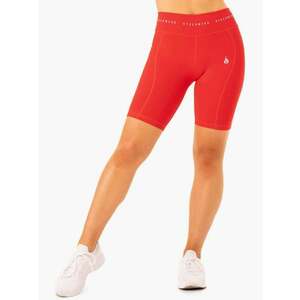 Ryderwear Dámské biker šortky s vysokým pasem Reflex červené obraz