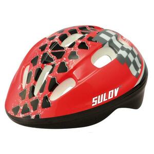 Sulob Dětská cyklo helma Junior červená - S (46-48 cm) obraz