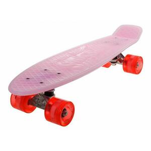 Sulov Penny board 22" Burn Rider růžový fosforeskující blikající kolečka obraz