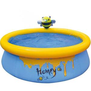 SUN CLUB Bazén dětský s fontánkou - včelka 150 cm obraz
