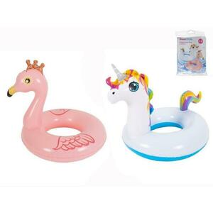 SUN CLUB Nafukovací kruh 55 cm Plameňák / Jednorožec obraz