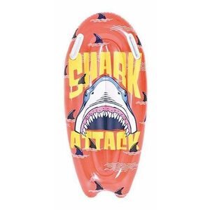 SUN CLUB Surfovací prkno, motiv žraloka, červené obraz