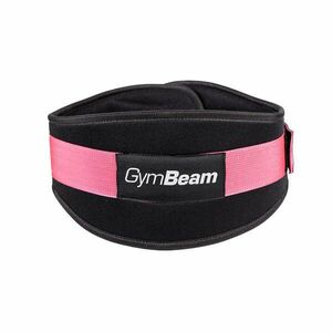 GymBeam Fitness neoprenový opasek LIFT Black & Pink obraz
