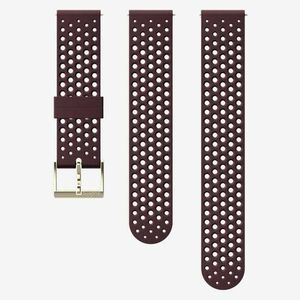 Suunto Suunto 20mm Athletic 1 Silicone Strap Burgundy Gold Size S/M obraz