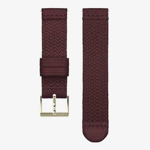Suunto Suunto 20mm Athletic 5 Braided Textile Strap Burgundy Gold Size S obraz