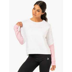 Ryderwear Dámská mikina Hybrid Pullover White Pink obraz