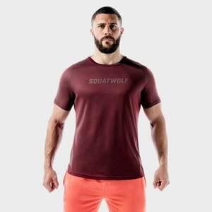 SQUATWOLF Tričko LAB360º Recycled Mesh Tee Tawny Port obraz