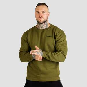 GymBeam Mikina Basic Jumper Military Green obraz