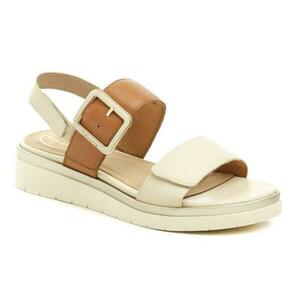 Tamaris Comfort 8-58706-42 béžovo hnědé dámské nadměrné sandály - EU 45 obraz