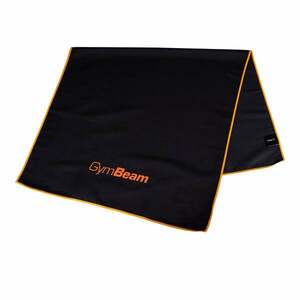 GymBeam Sportovní rychleschnoucí ručník Black/Orange obraz