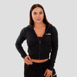 GymBeam Dámská mikina Zip-up TRN black obraz