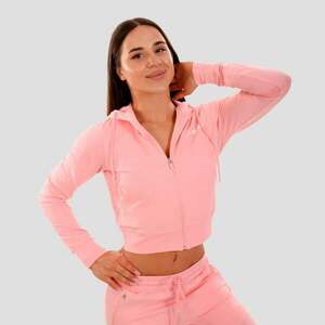 GymBeam Dámská mikina Zip-up TRN pink obraz