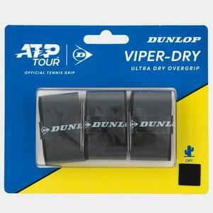 Tenis omotávky DUNLOP ATP VIPER-DRY Overgrip 0, 6 mm černá obraz