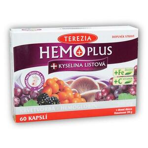 Terezia Hemoplus + kyselina listová 60 kapslí obraz