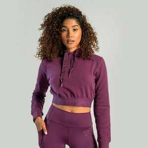STRIX Dámská mikina Essential Cropped Hoodie Plum obraz