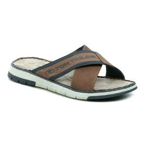 Tom Tailor 7480210004 hnědé pánské nazouváky - EU 42 obraz