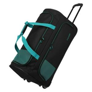 Travelite Basics Fresh Wheeled duffle L Black/petrol obraz