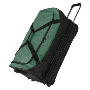 Travelite Basics Wheeled Duffle exp. Black/green taška obraz